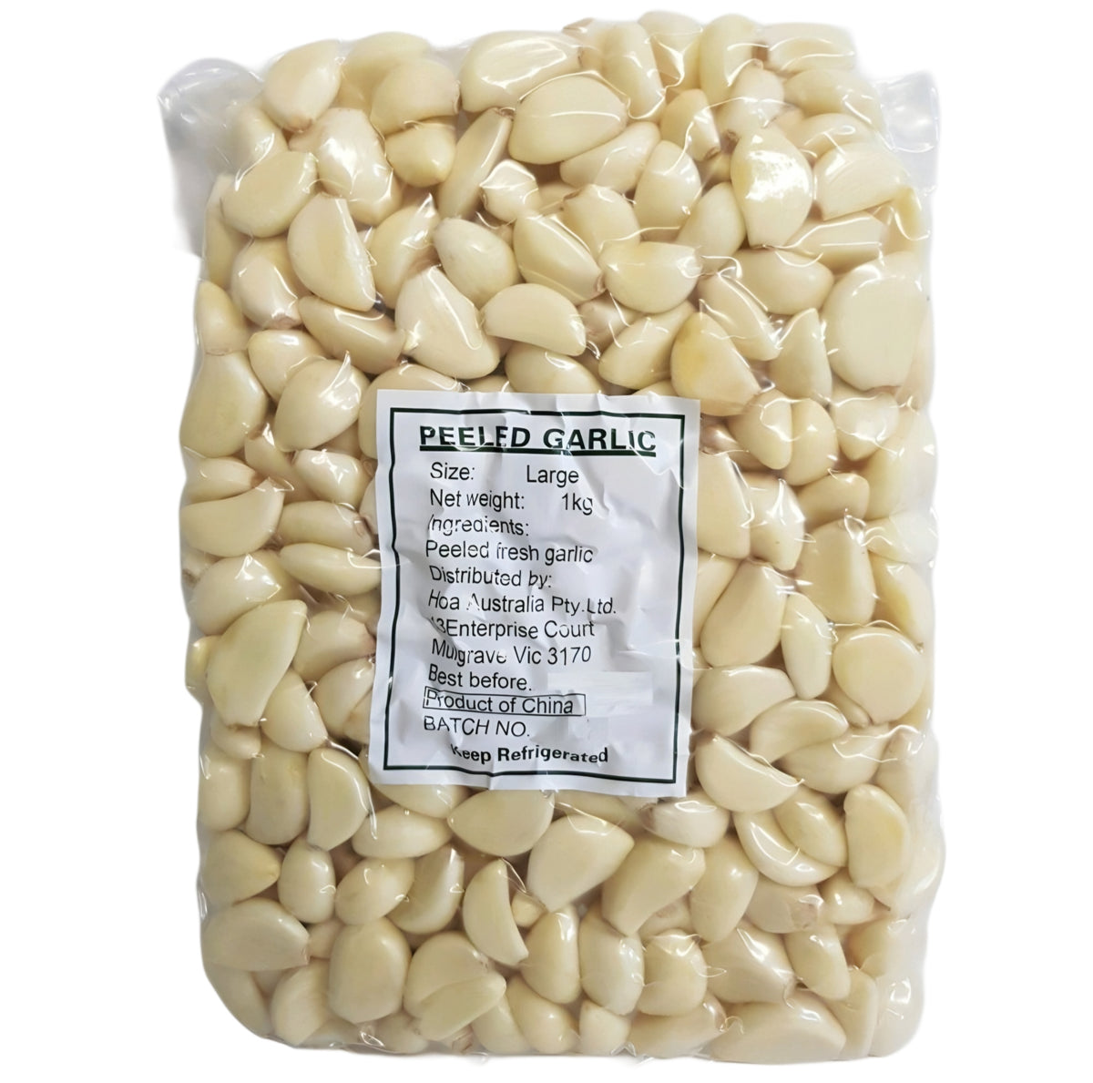 Garlic Peeled China 2.5kg